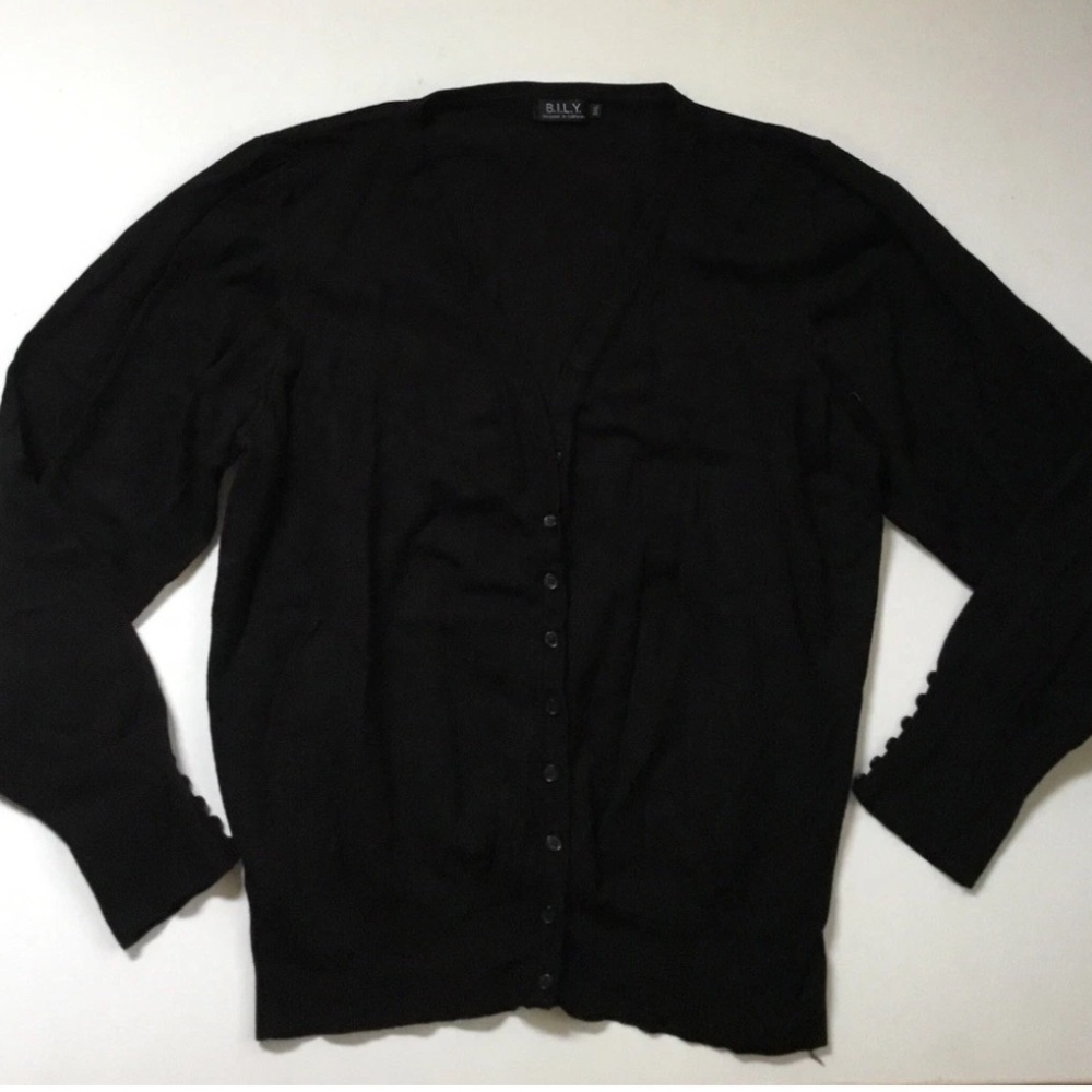 B.I.L.Y. Cardigan Sweater Buttons On Cuffs
